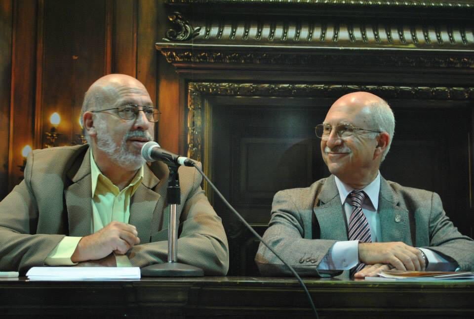 Claudio Boada junto a Edgardo Form